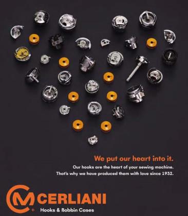 CERLIANI HOOKS AND BOBBIN CASES