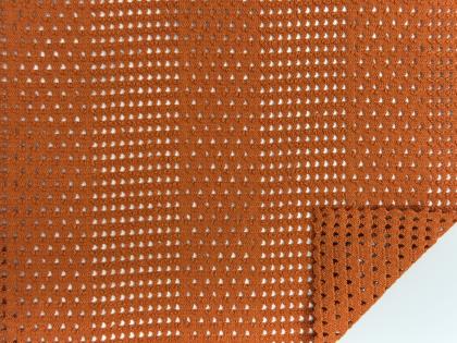 JACQUARD STRIPE MESH FABRIC