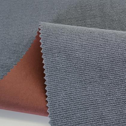 50D 4 way stretch fabric bonded knitted striped fabric