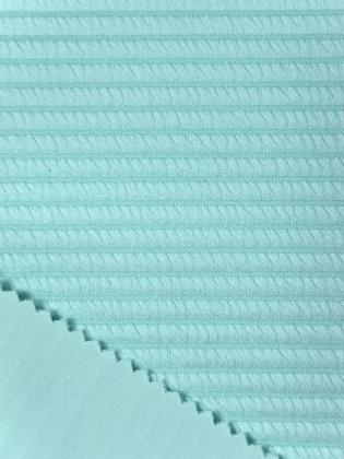 Circular knit 3D Ottoman stretch double jersey