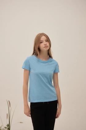 MOLLY Pineapple Leaf Fiber Short-Sleeve Slim-Fit Top