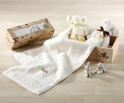 Organic cotton yarn  jacquard sports towel