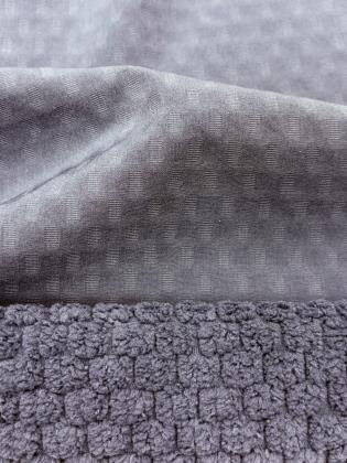 Fancy spandex and bursh fabric