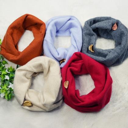 100% Cashmere Classic Solid Cashmere Neck Warmer