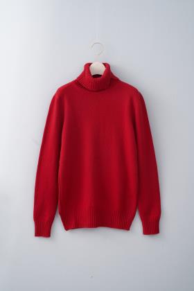100% Cashmere Turtleneck Long Sleeve Top