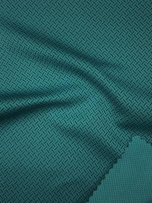 Circular knit texture double jerse