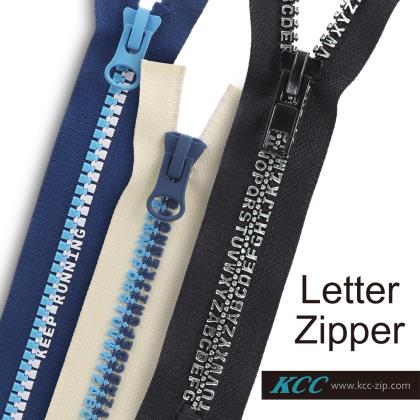 Plastic Zipper Teeth with Logo