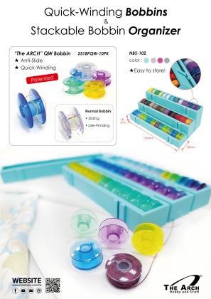 STACKABLE BOBBIN ORGANIZER
